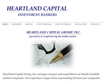 Tablet Screenshot of heartlandcap.com